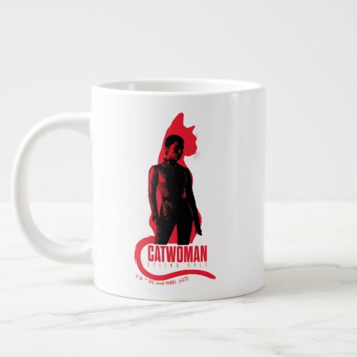 Catwoman Selina Kyle Cat Silhouette Giant Coffee Mug