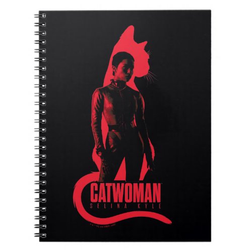 Catwoman Selina Kyle Cat Silhouette Notebook