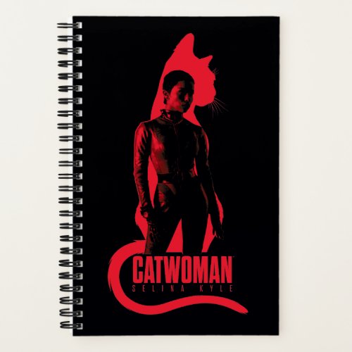 Catwoman Selina Kyle Cat Silhouette Notebook