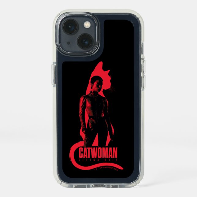 Catwoman Selina Kyle Cat Silhouette Speck iPhone 13 Case (Front)