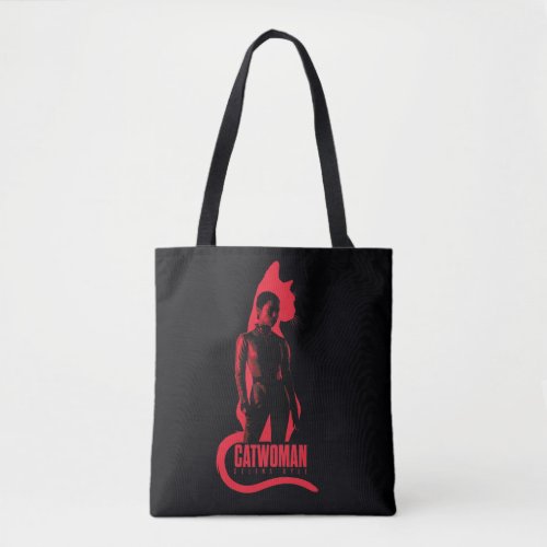 Catwoman Selina Kyle Cat Silhouette Tote Bag