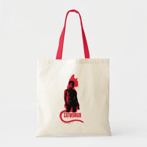 Catwoman Selina Kyle Cat Silhouette Tote Bag