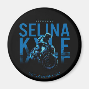 Catwoman Selina Kyle Motorcycle Magnet