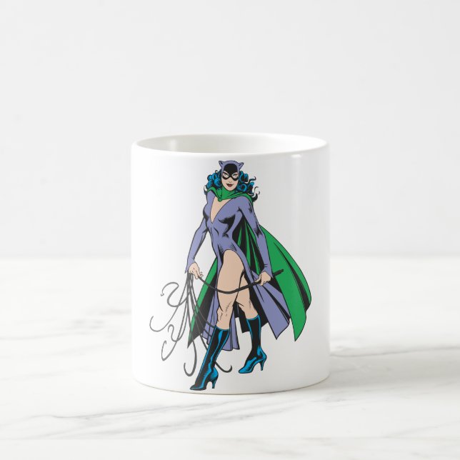 Catwoman Stands Coffee Mug (Center)