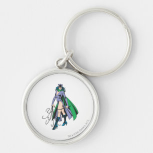 Catwoman Stands Keychain