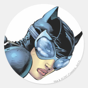 Catwoman Stare Classic Round Sticker