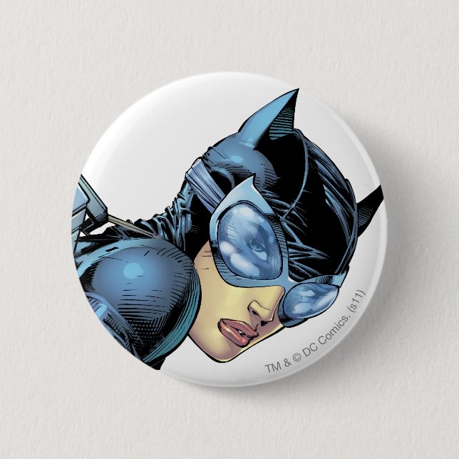 Catwoman Stare Pinback Button (Front)