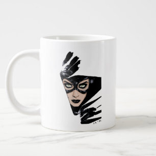Catwoman The Claws Are Out Cover Illustration Giant Coffee Mug