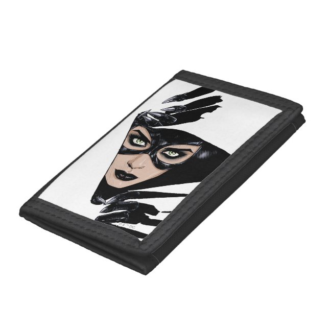 Catwoman The Claws Are Out Cover Illustration Trifold Wallet (Bottom)