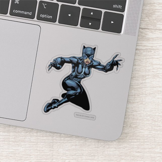 Catwoman with Claws Sticker (Detail)