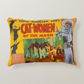 Catwomen of the Moon Accent Pillow