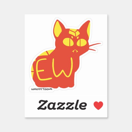 Catz Ew Sticker