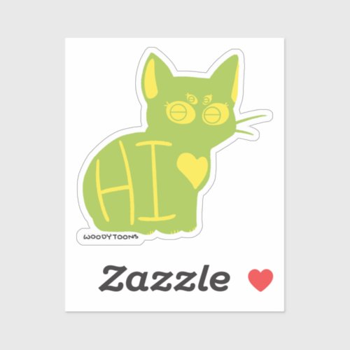 Catz Hi Sticker