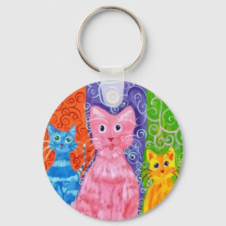 Catz of Color Keychain