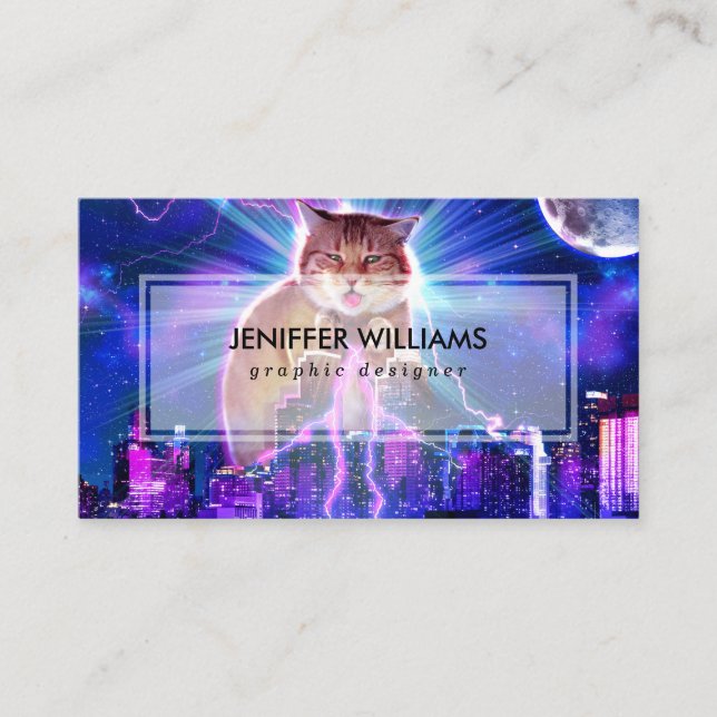  Catzilla                                          Business Card (Front)