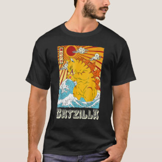 Catzilla Funny Cat Design, Funny Cat Cloth, Cat Lo T-Shirt