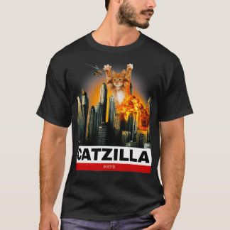 CATZILLA  Funny Kitty  for Cat lovers to T-Shirt