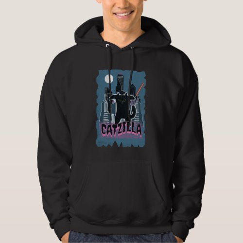 Catzilla King of Unstoppable Claws Hoodie