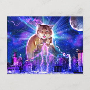 Catzilla                                           postcard