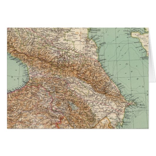 Caucasia 7374, Caspian Sea Cards (Front Horizontal)