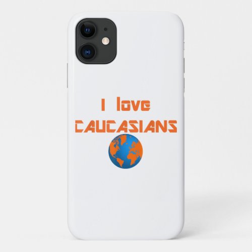 Caucasian gift cleveland earth globe love  iPhone 11 case