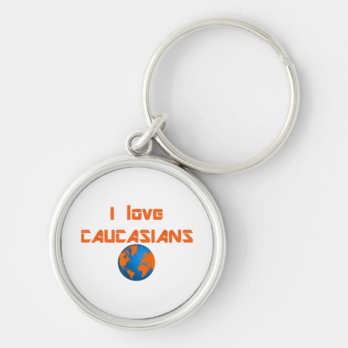 Caucasian gift cleveland earth globe love  keychain