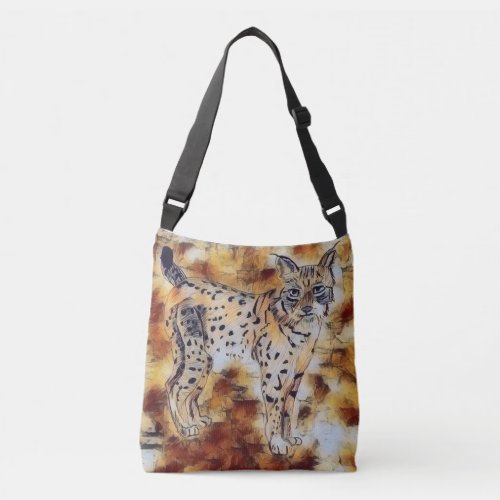 Caucasian Lynx Crossbody Bag