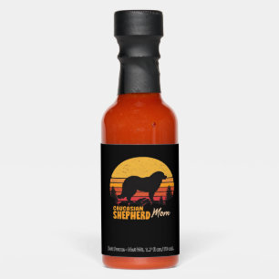 Caucasian Shepherd Dog Mom Vintage Retro Classic T Hot Sauces