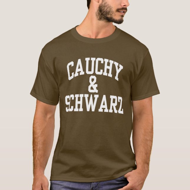 Cauchy–Schwarz math T-shirt (Front)
