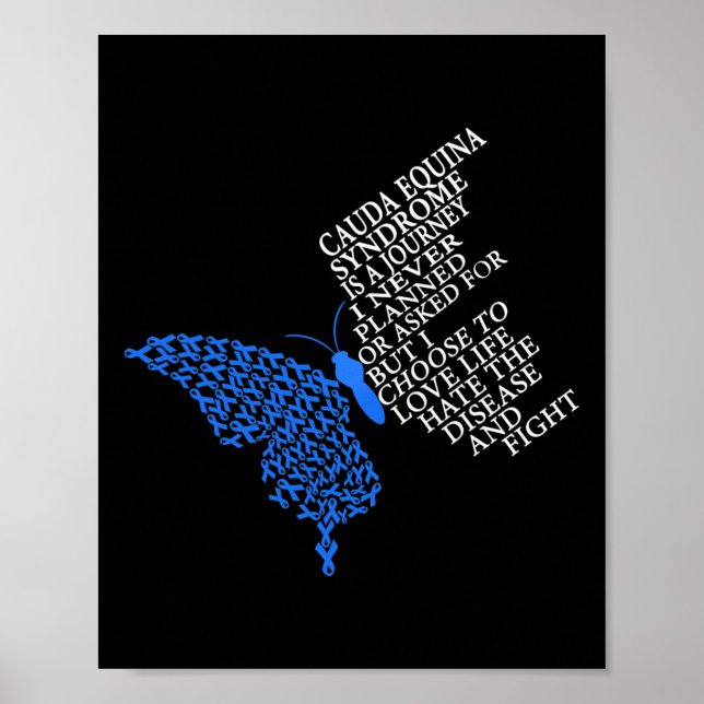 Cauda Equina Syndrome Warrior  Poster (Front)