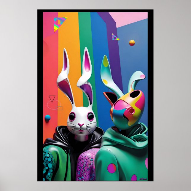 Caught in a Bunny Moment Poster (Front)