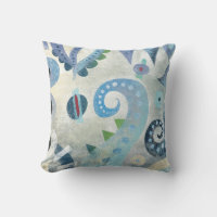 Caught In A Wave Throw Pillow