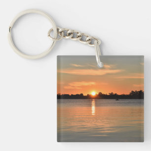 Caught in the Sunset Key Ring