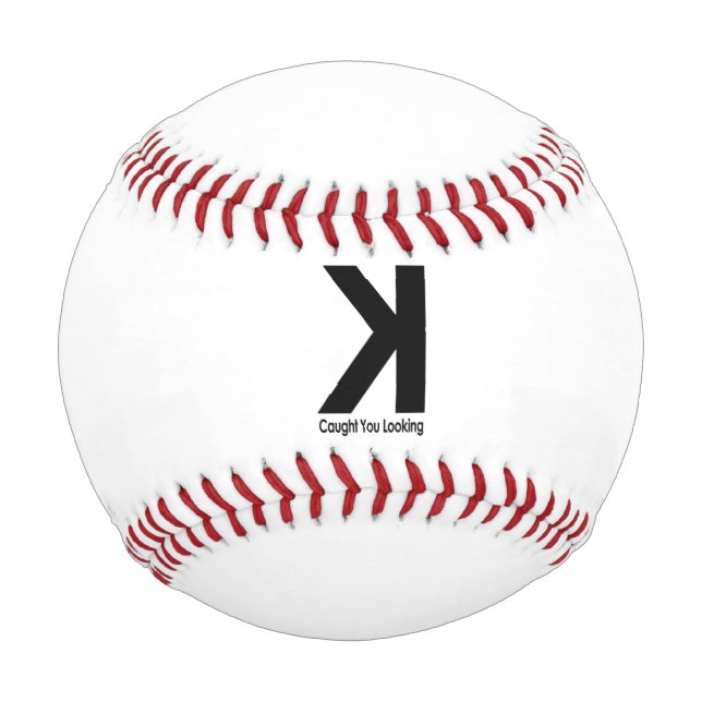 Caught You Looking – Funny Baseball Pitcher Saying (Front)