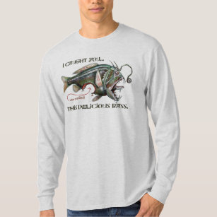 i caught you a delicious bass shirt