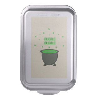 Cauldron and Bubbling Green Brew Halloween Cake Pan