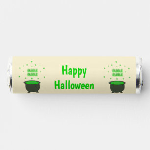 Cauldron and Bubbling Green Brew Halloween Custom Breath Savers® Mints
