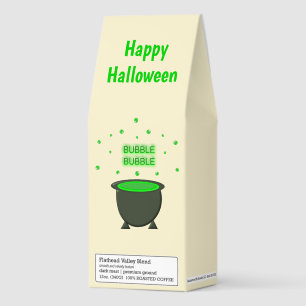 Cauldron and Bubbling Green Brew Halloween Roasted Coffee