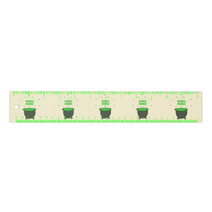 Cauldron and Bubbling Green Brew Halloween Ruler