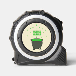 Cauldron and Bubbling Green Brew Halloween Tape Measure