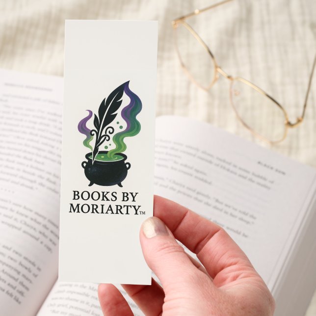 Cauldron Books By Moriarty Logo Bookmarks (Hand)