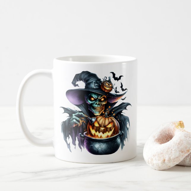 Cauldron Brew Coffee Mug (With Donut)