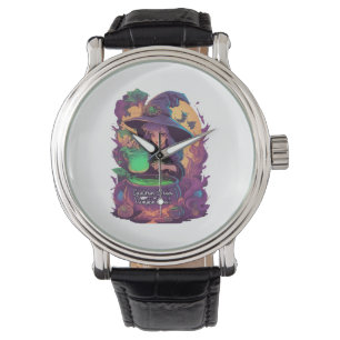 Cauldron Brews Pumpkin Boo’s Sticker Watch