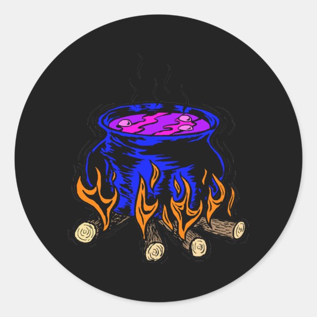 Cauldron Classic Round Sticker (Front)