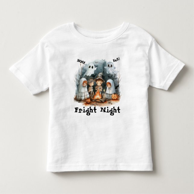 Cauldron Crew – Halloween Treats & Tiny Terrors Toddler T-shirt (Front)