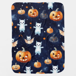 Cauldron Cuddles: Halloween Baby Blanket