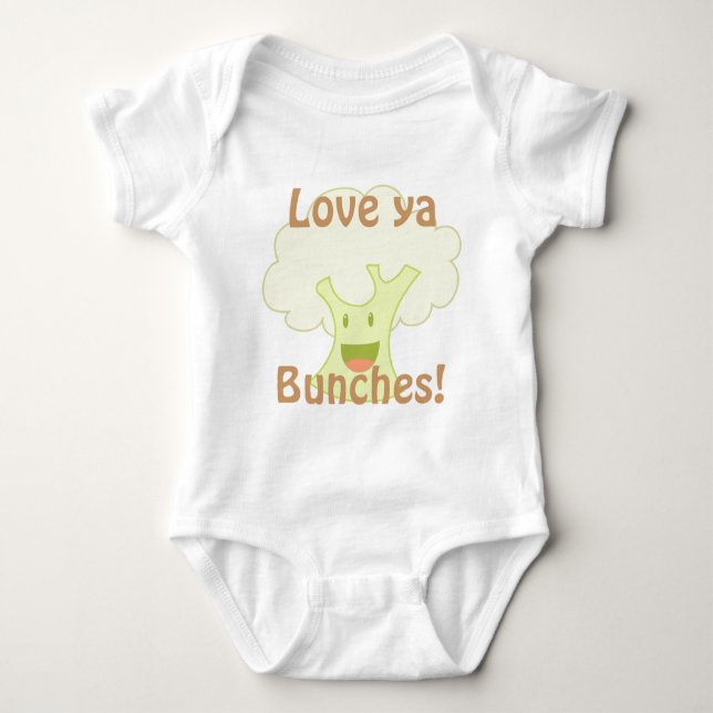 Cauliflower Bunch Baby Bodysuit (Front)