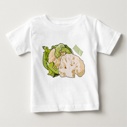Cauliflower cartoon illustration baby T_Shirt