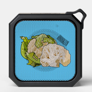 Cauliflower cartoon illustration bluetooth speaker