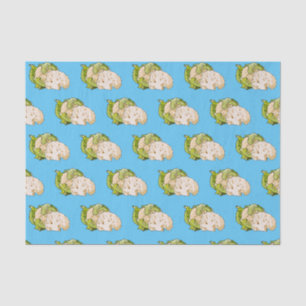 Cauliflower cartoon illustration tissue paper